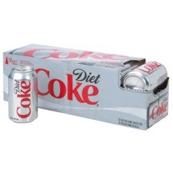 DIET COKE COCA COLA SODA 12 OZ CANS 12 PACK