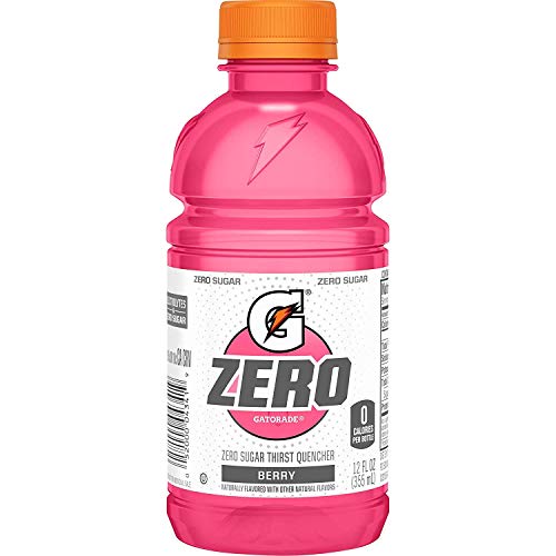 Gatorade Zero Sugar Thirst Quencher, Berry, 12 Ounce, 24 Count