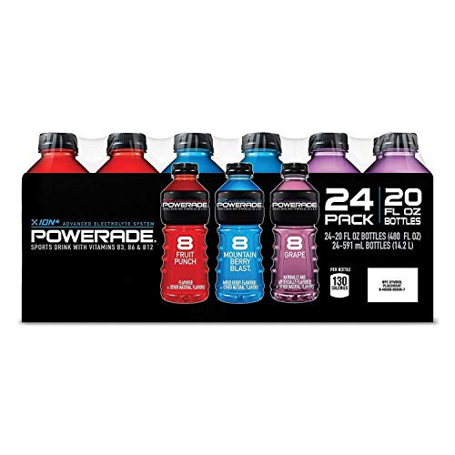 Powerade Sports Drink Variety Pack (20 oz. bottles, 24 ct.)