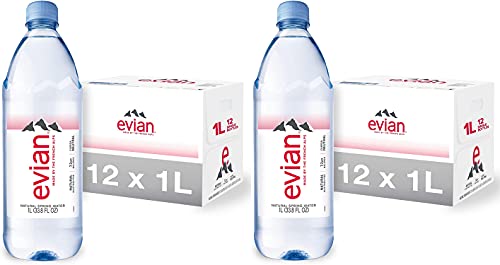 Natural Spring Water, Naturally Filtered Spring Water in Large Bottles, 33.81 Fl Oz (24 Bottles)