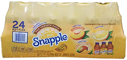 Snapple Tea Variety Pack (24 Pack 20 Fl Ounce ) Net Wt 480 Fl Ounce , 480 Fluid Ounce