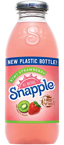 Snapple - 16 oz (9 Plastic Bottles) (Kiwi Strawberry, 9 Bottles)