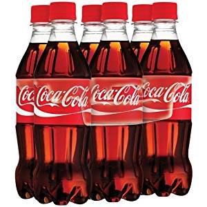 COKE COCA COLA SODA 16.9 OZ BOTTLES 6 PACK