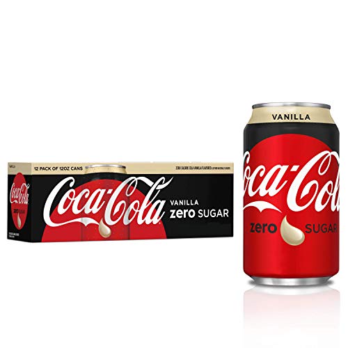 Coca-Cola, Zero Soda, Vanilla, 12 oz (pack of 12)