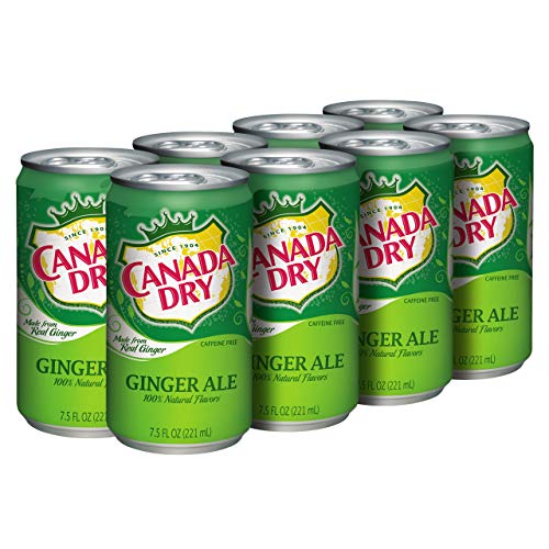 Canada Dry Ginger Ale, 7.5oz Mini Can (36 Cans)