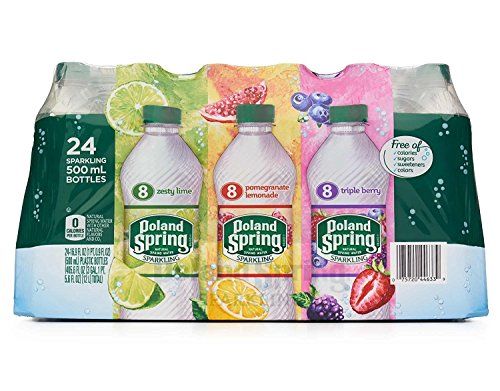 Poland Spring Sparkling Water 24 Count, 16.9 fl oz