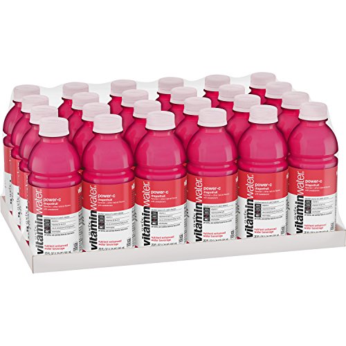 vitaminwater Power-c Electrolyte Enhanced Water w Vitamins, Dragonfruit Drinks, 20 fl oz, 24 Pack