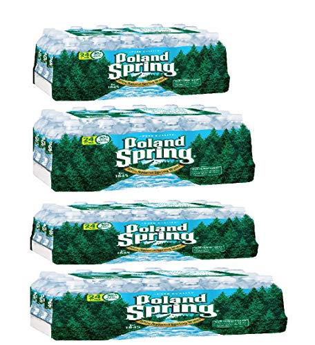 Poland Springs Bottled Water 16.9oz Bottles - Pack of 24 (4 PACK)