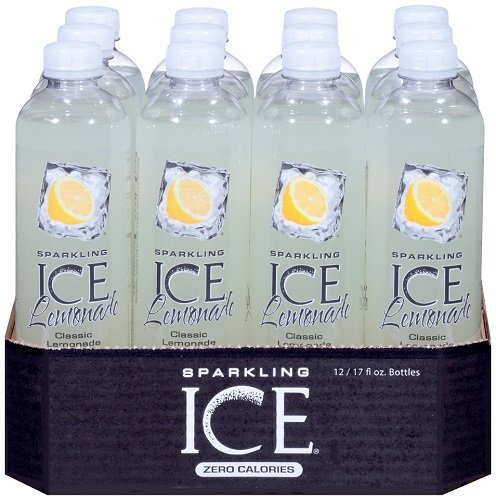 Sparkling ICE Spring Water (Lemonade, 17 Oz, Pack of 24 Units)