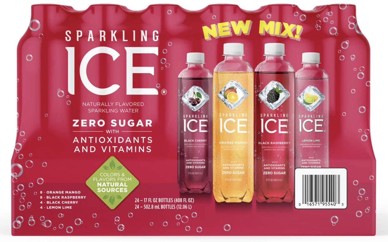 Sparkling ICE Fruit Blasters Variety Pack, 24 pk