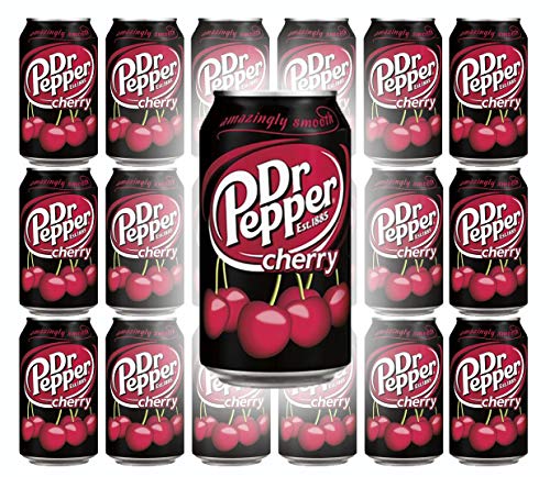 Dr Pepper Cherry, 12 Fl Oz Can (Pack of 18, Total of 216 Oz)