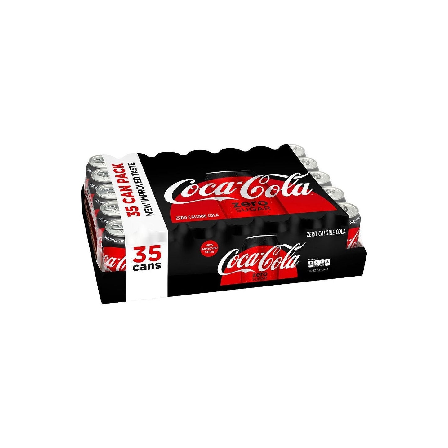 Coca-Cola Coke Zero Cans, 12 Ounce [35 Cans] Zero 12 Fl Oz (Pack of 35)