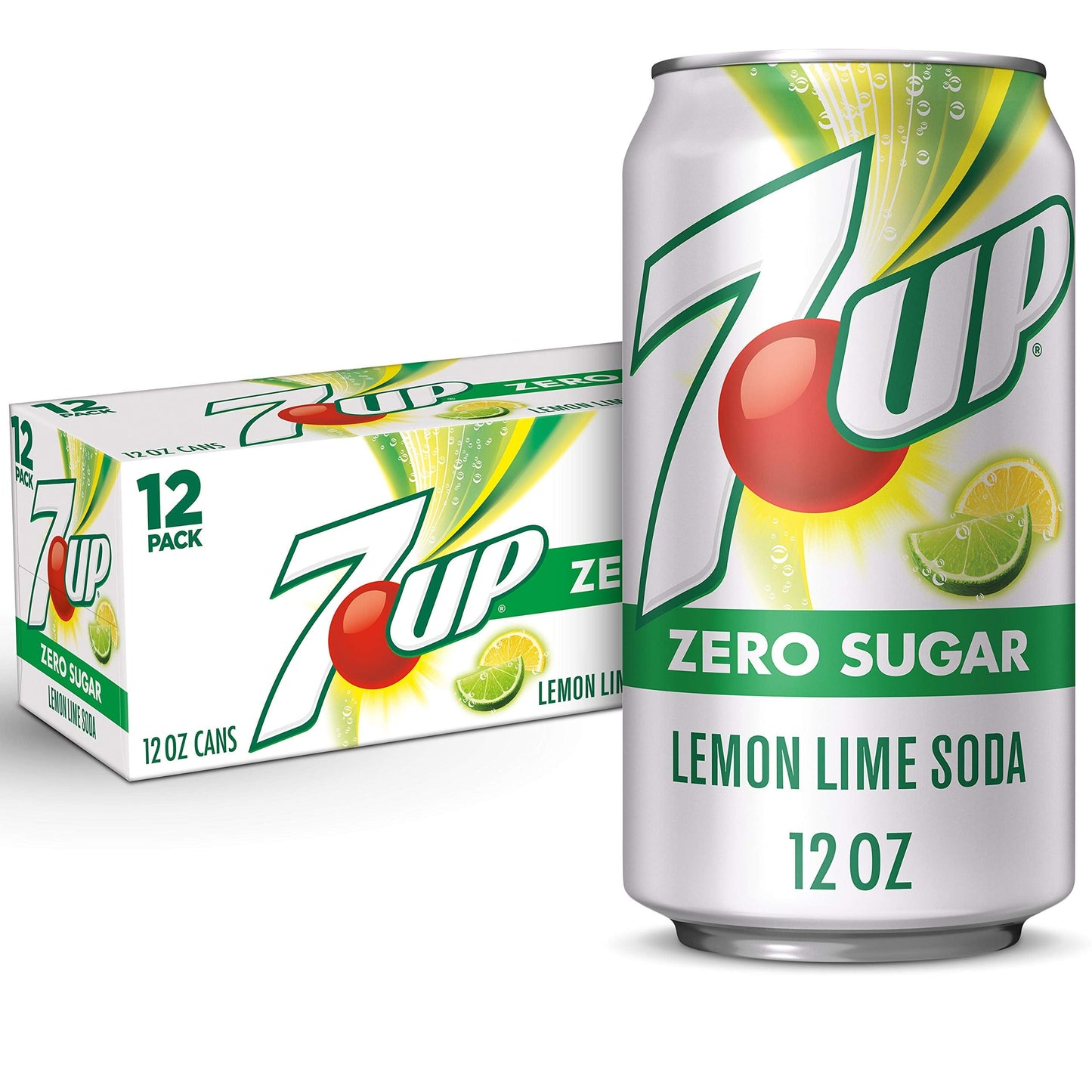 Diet 7UP Lemon-Lime Soda- 12fl oz 24 cans Bulk Pack